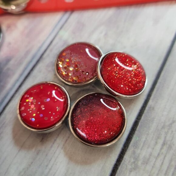 Fall Snap Bracelet Bundle- Red - Picture 4 of 5